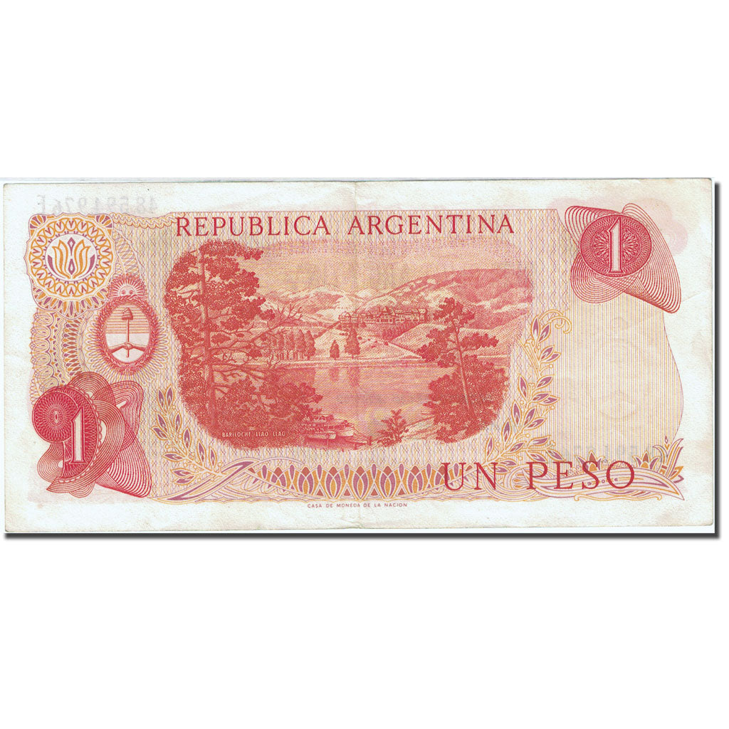 Banconote, Argentina, 1 Peso, 1973-1976, Undated (1974), KM:293, BB