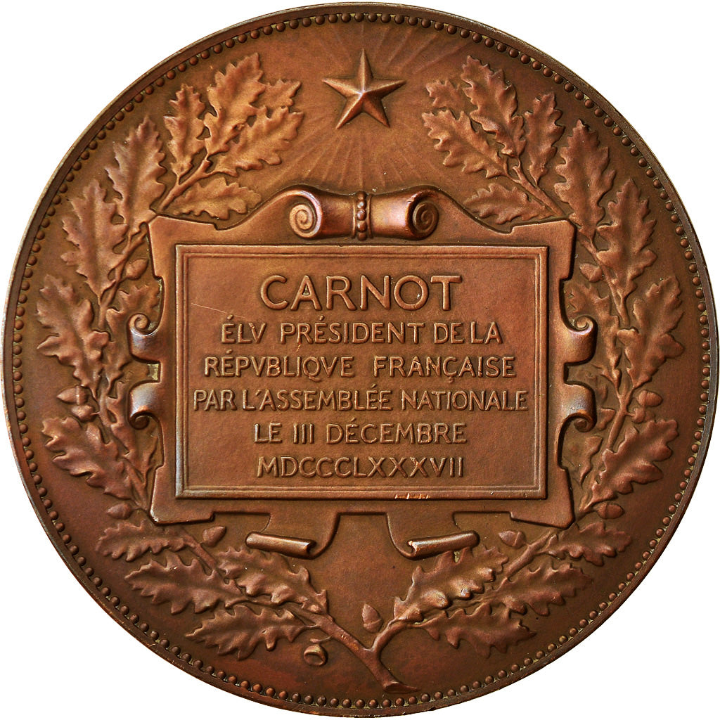Frankrijk, Medaille, Sadi Carnot Président de la République, Politics