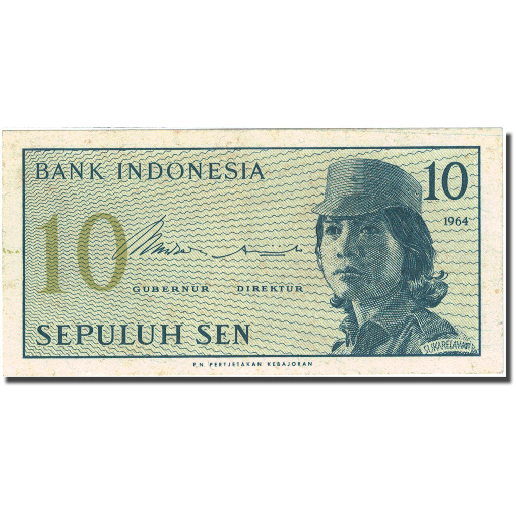 Banknote, Indonesia, 10 Sen, 1964, 1964, KM:92a, EF(40-45)