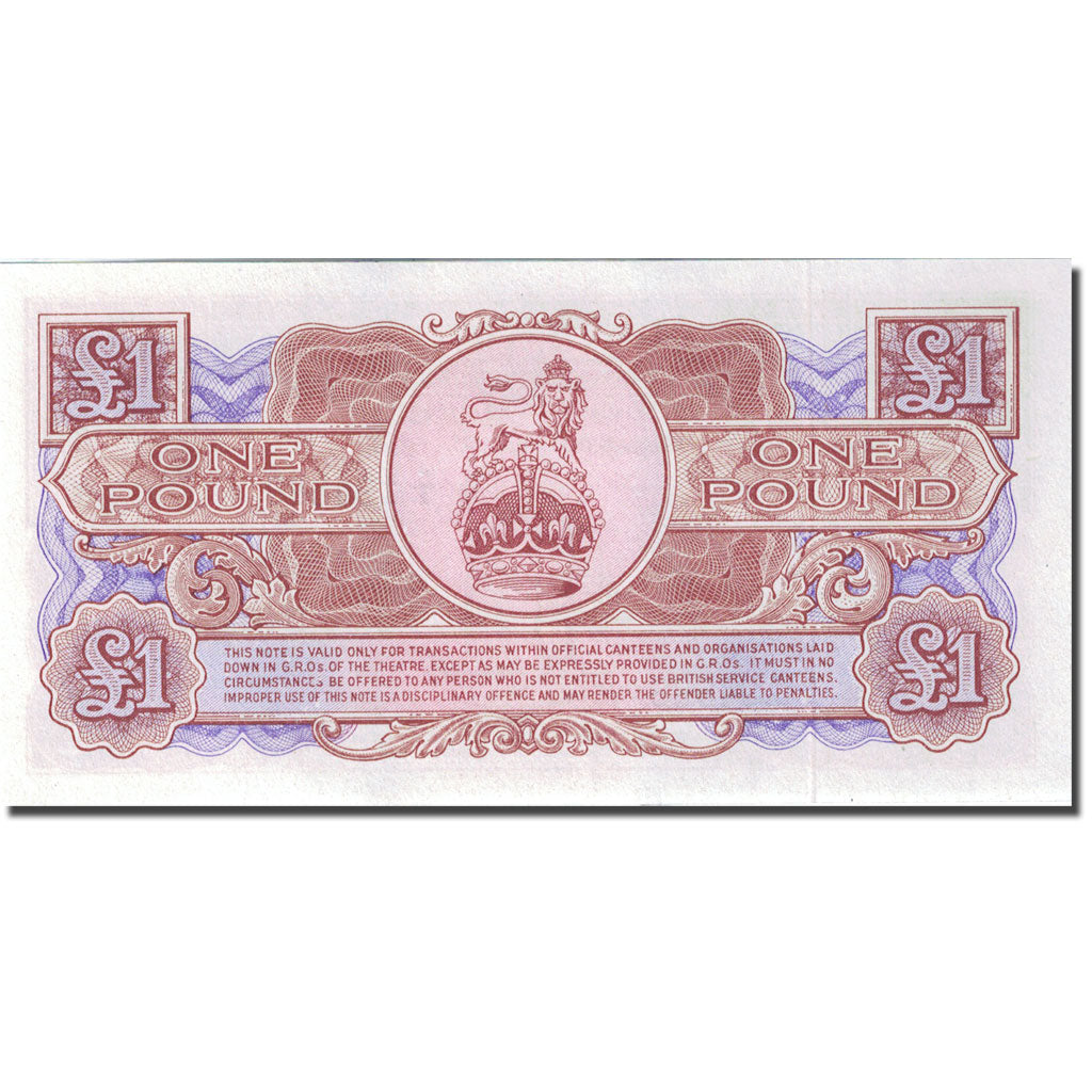 Banknote, Great Britain, 1 Pound, 1956, Undated (1956), KM:M29, UNC(63)