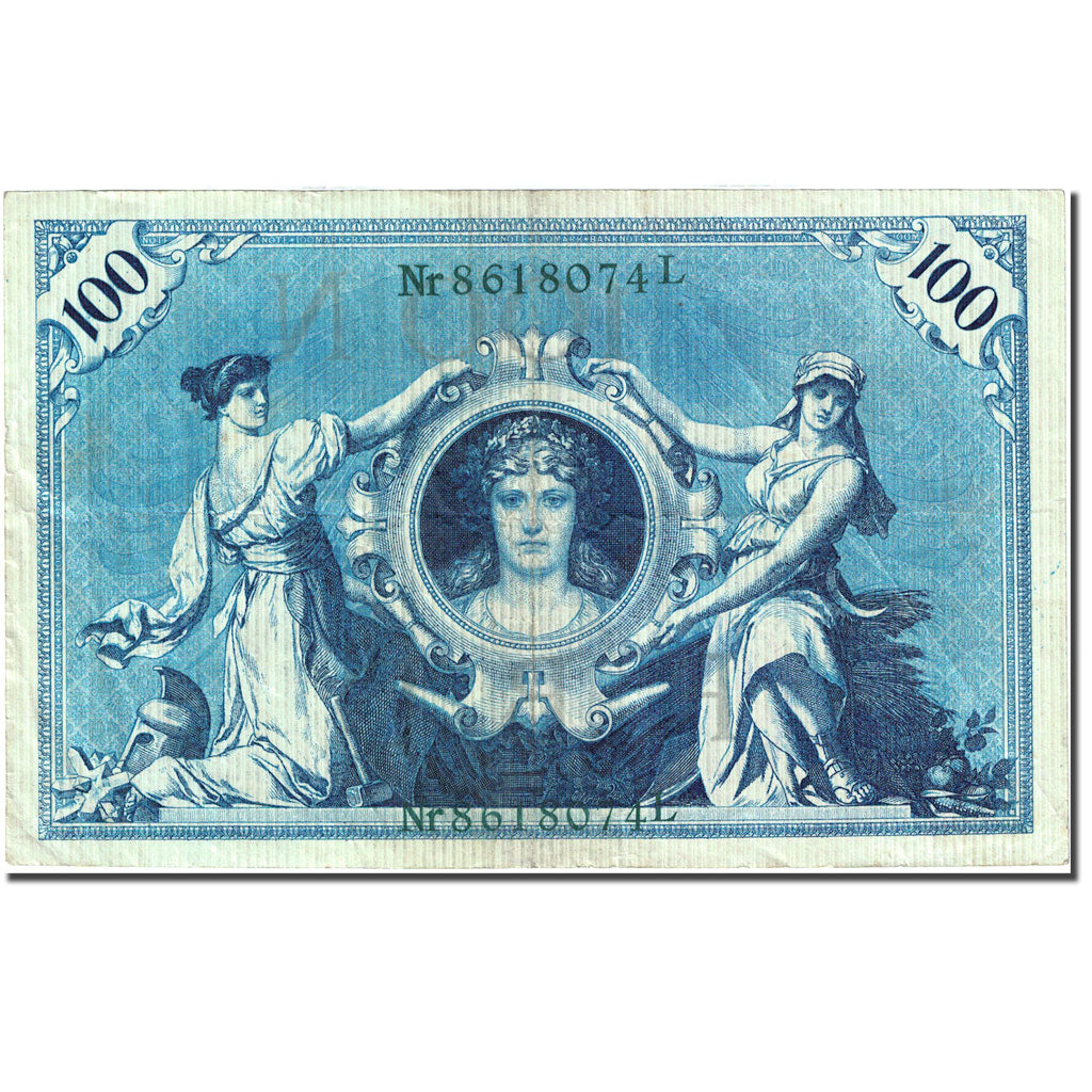 Banknot, Niemcy, 100 Mark, 1908, 1908-02-07, KM:34, EF(40-45)