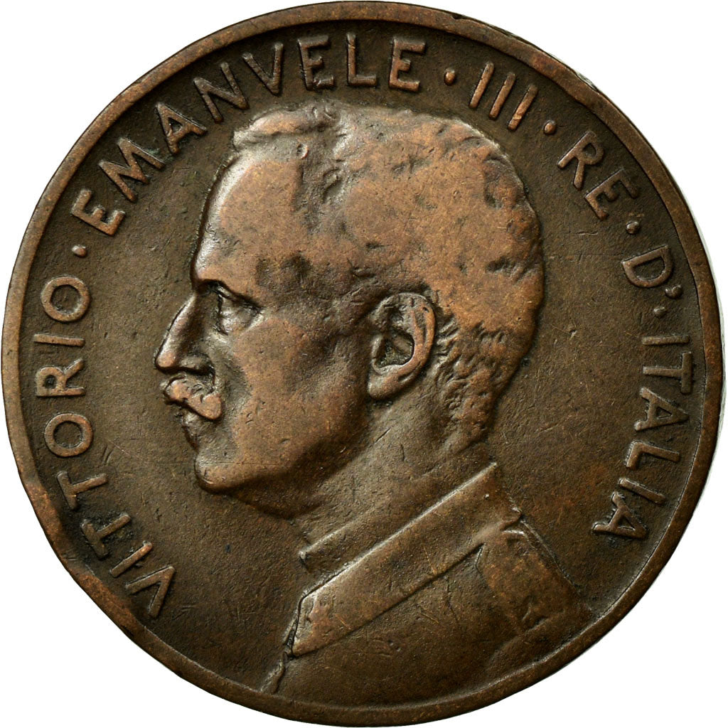 Coin, Italy, Vittorio Emanuele III, 5 Centesimi, 1912, Rome, EF(40-45), Bronze