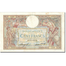 France, 100 Francs, 100 F 1908-1939 ''Luc Olivier Merson'', 1923-1927 TTB KM:78c