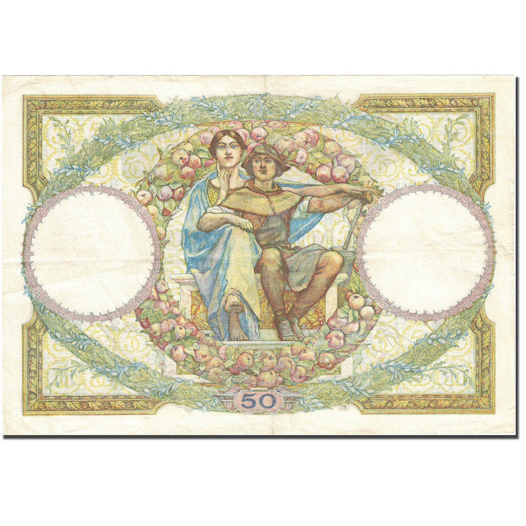 Francia, 50 Francs, 50 F 1927-1934 ''Luc Olivier Merson'', 1927, 1933-12-14