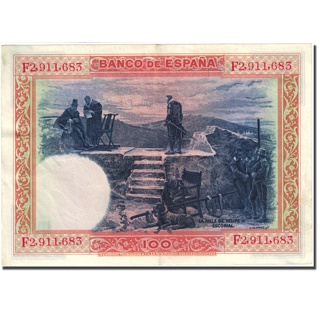 Biljet, Spanje, 100 Pesetas, 1925, 1925-07-01, KM:69c, TTB+