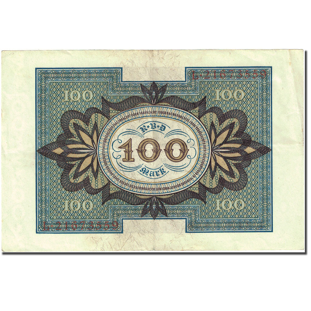 Geldschein, Deutschland, 100 Mark, 1920, 1920-11-01, KM:69b, VZ