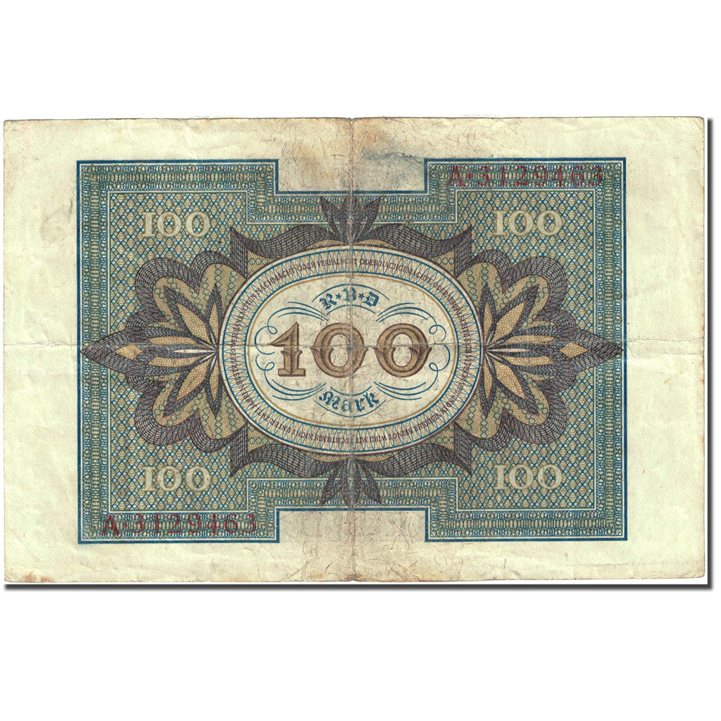 Geldschein, Deutschland, 100 Mark, 1920, 1920-11-01, KM:69a, SGE+