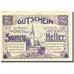 Banknote, Austria, Konigswiesen, 20 Heller, Eglise, 1921, 1921-05-31, AU(55-58)