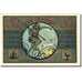 Geldschein, Deutschland, Schleusingen, 50 Pfennig, personnage, 1921, UNZ-