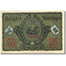 Geldschein, Deutschland, Schleusingen, 75 Pfennig, Monument, 1921, UNZ-