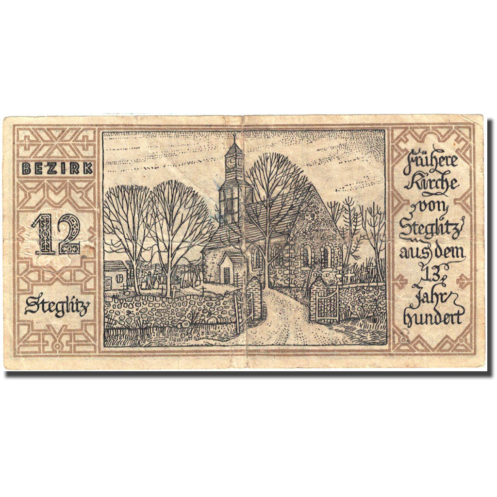 Banknote, Germany, Berlin, 50 Pfennig, ours, 1921, 1921-09-09, VF(30-35)