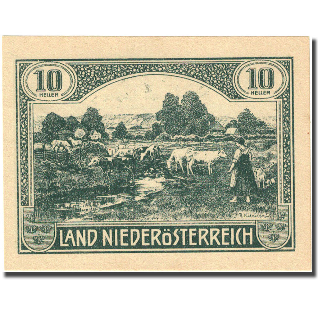 Banknote, Austria, Vienne, 10 Heller, agriculteur, 1920, 1920-12-31, UNC(63)