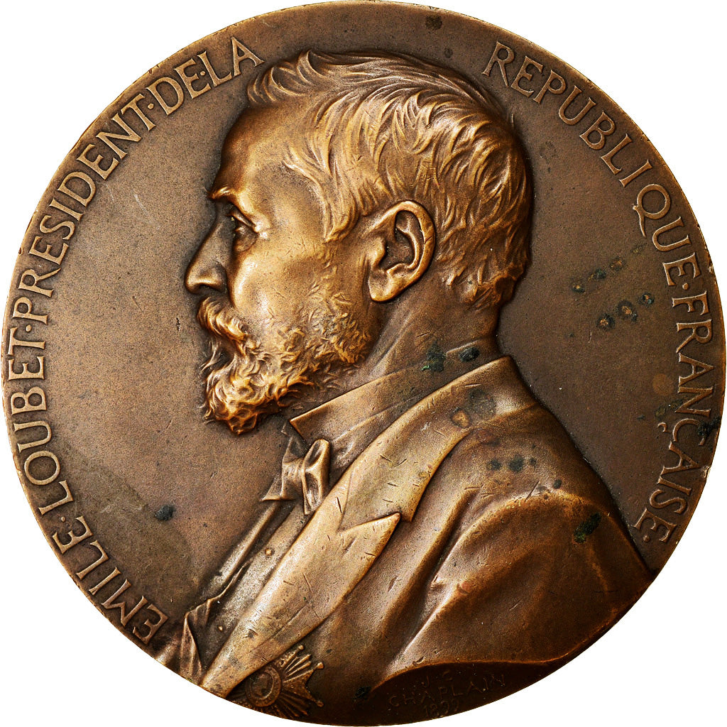 França, Medal, Emile Loubet, Président de la République Française