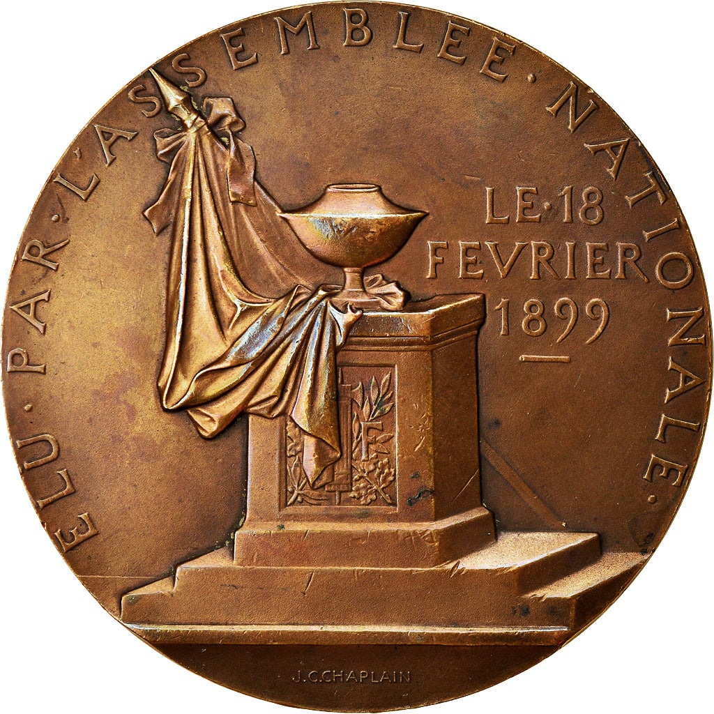 França, Medal, Emile Loubet, Président de la République Française