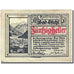 Banknote, Austria, Bad Ischl, 50 Heller, montagne, 1920, 1920-09-30, VF(20-25)