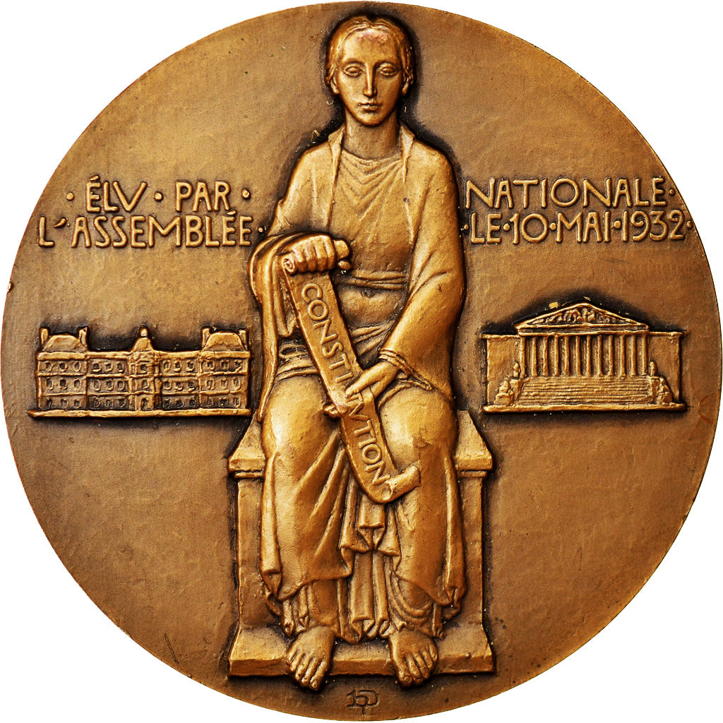 Frankrijk, Medaille, Albert Lebrun, Président de la République, Politics