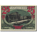 Banknote, Germany, Gnarrenburg, 25 Pfennig, Port, 1921, UNC(63), Mehl:443.1