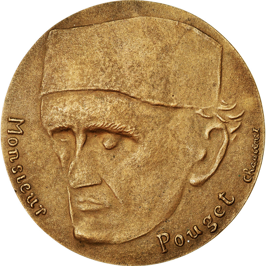 Frankrijk, Medaille, Monsieur Pouget, Religions & beliefs, Chauvenet, PR, Bronze