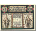 Banconote, Germania, Paderborn, 75 Pfennig, personnage1921-11-10 SPL Mehl 1043.2