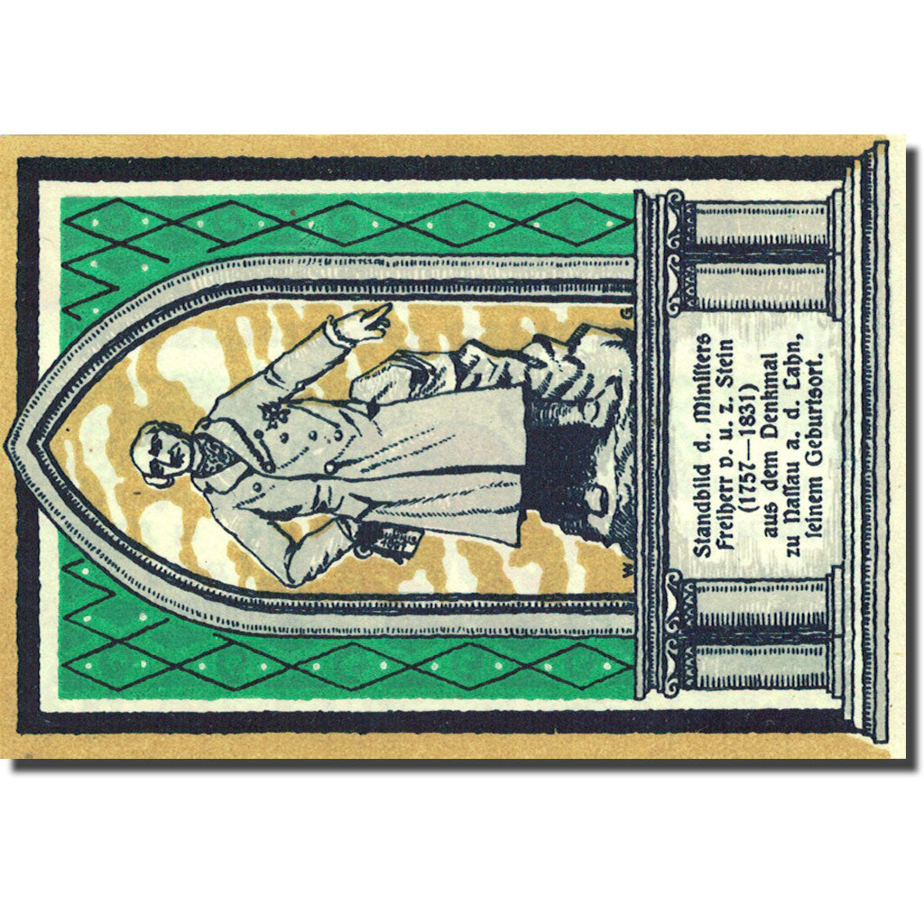 Billet, Allemagne, Frücht, 75 Pfennig, Blason 1922-01-01, SPL Mehl 399.1