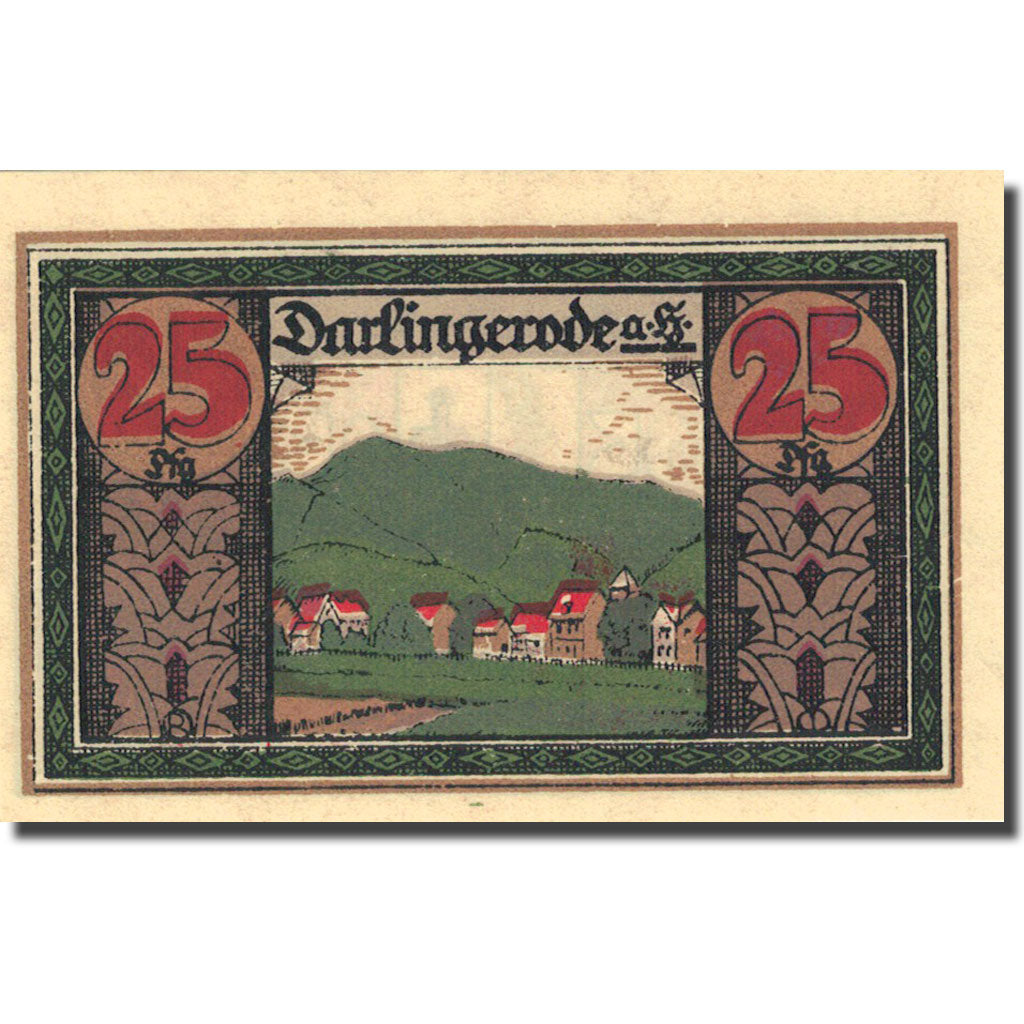 Banknote, Germany, Darlingeröde, 25 Pfennig, Forêt 1923-01-01 UNC(63) Mehl 258.1