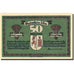 Banknote, Germany, Darlingeröde 50 Pfennig, Blason 1923-01-01 UNC(63) Mehl 258.1