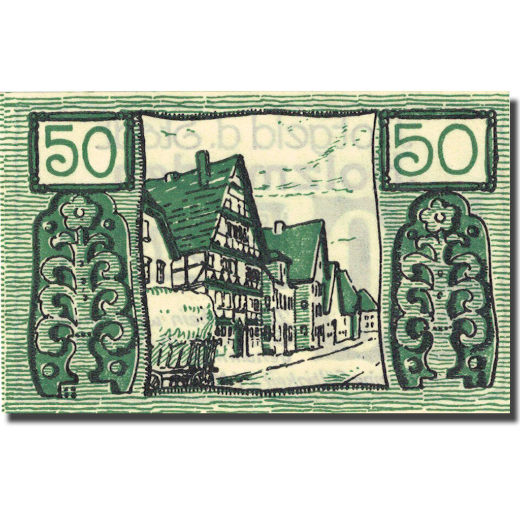 Banknote, Germany, Holzminden, 50 Pfennig, village 1922-05-01 UNC(63) Mehl 625.1