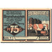 Banknote, Germany, Brunshaupten, 25 Pfennig, paysage, 1922, UNC(63), Mehl:195.2a
