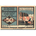 Banconote, Germania, Brunshaupten, 50 Pfennig, paysage, 1922, SPL, Mehl:195.2a