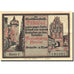 Banknote, Germany, Gransee, 75 Pfennig, château, 1921, AU(55-58), Mehl:465.1b