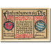 Banknote, Germany, Miesbach, 25 Pfennig, Blason 1921-04-06 UNC(63) Mehl 888.2