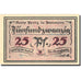 Billet, Allemagne, Pyritz, 25 Pfennig, agriculteur 1921-02-01 SPL Mehl 1082.1a