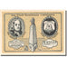 Banknote Germany Carlshafen 75 Pfennig personnage 1922 UNC(63) Mehl 222.1a