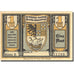 Banknote, Germany, Brake, 1 Mark, bateau, 1922, UNC(63), Mehl:149.1