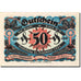 Billet, Allemagne, Kahla 50 Pfennig, nativité1, 1921, 1921-12-31, SPL Mehl 668.9