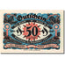 Banknote, Germany, Kahla, 50 Pfennig, nativité 2, 1921-12-31 UNC(63) Mehl 668.9a