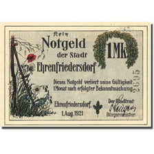 Banknote, Germany Ehrenfriedersdorf, 1 Mark, Mine 1921-08-01 UNC(63) Mehl 312.1a