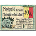 Banknote, Germany Ehrenfriedersdorf 50 Pfennig Forêt, 1921 UNC(63) Mehl 312.1b