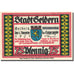 Banknote, Germany, Geldern, 75 Pfennig, personnage 1921-11-04 UNC(63) Mehl 416.1