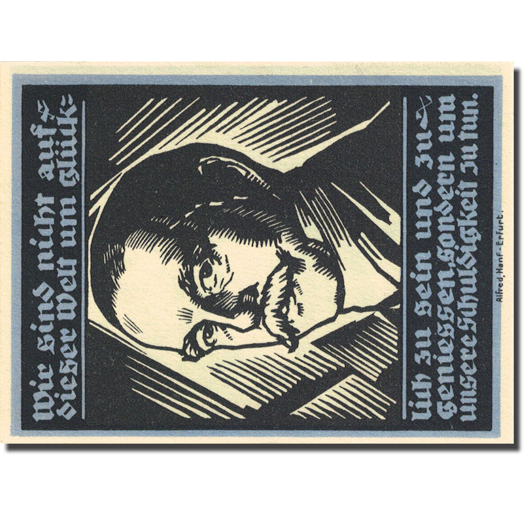 Banknote, Germany, Genthin, 1 Mark, personnage, 1921 UNC(63) Mehl 419.2