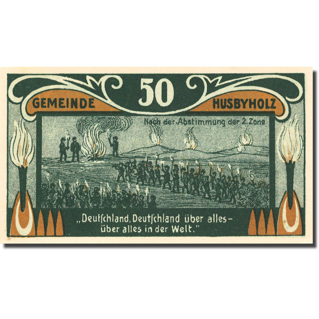 Billete, Alemania, Husbyholz, 50 Pfennig, personnage 1921-12-31 SC Mehl 638.1