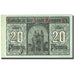 Banknote, Germany, Kempen, 20 Pfennig, château 5, 1920 blue UNC(63) Mehl 689.1