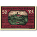 Banknote, Germany, Wasungen, 50 Pfennig, Incendie, 1921 UNC(63) Mehl 1384.1
