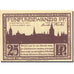 Banknote, Germany, Paderborn, 25 Pfennig, village 1921 UNC(60-62) Mehl 1043.6
