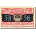 Billet, Allemagne, Zeulenroda, 50 Pfennig, arbre, 1921-11-01, SPL Mehl 1470.1