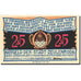 Billet, Allemagne, Zeulenroda, 25 Pfennig, Eglise, 1921-11-01, SPL Mehl 1470.1