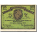 Banknote, Germany, Eickel, 25 Pfennig, château, 1921 UNC(63) Mehl 314.1a