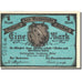 Banknote, Germany, Eickel, 1 Mark, Eglise, 1921 UNC(63) Mehl 314.1a