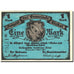 Banknote, Germany, Eickel, 1 Mark, château 1921-03-01, UNC(63) Mehl 314.1a