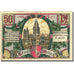 Banknote, Germany, Mainz, 50 Pfennig, monument 1, 1921 VG(8-10) Mehl 860.1a